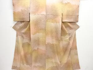 東京ますいわ屋　抽象模様一ツ紋小紋着物